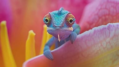 pink reptile